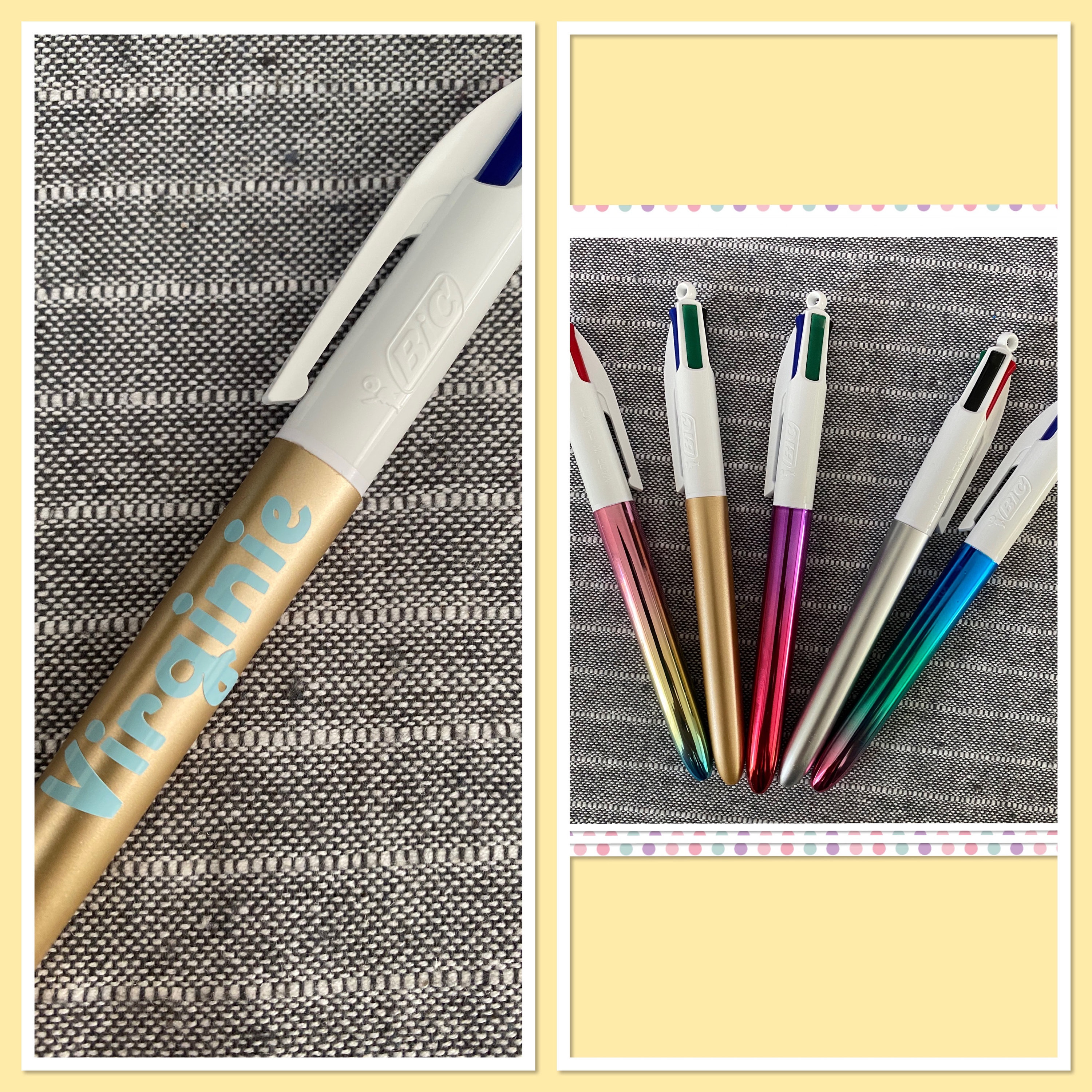 1 Penna Bic 4 Colori Shine