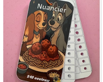 Felt-tip pen color chart - 240 - Acrylic - Color chart for Guangna or any other brand of pens