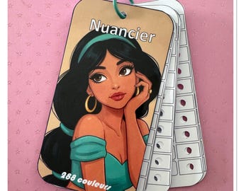 Felt-tip pen color chart - 288 - Acrylic - Color chart for Guangna or any other brand of pens