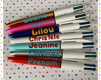 Stylo bic 4 couleurs personnalisé