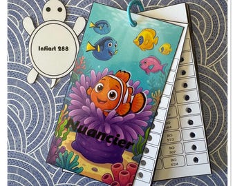 Tabla de colores Infiart 288 - Tabla de colores numerada