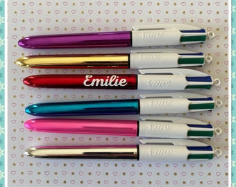 Stylo bic 4 couleurs personnalisé