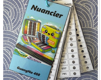 Tabella colori GuangNa 408 - Tabella colori numerata