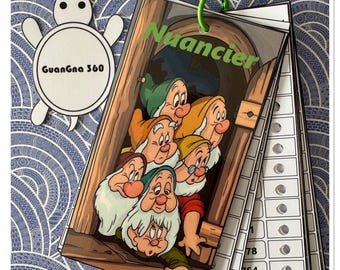 GuangNa 360 Color Chart - Numbered Color Chart