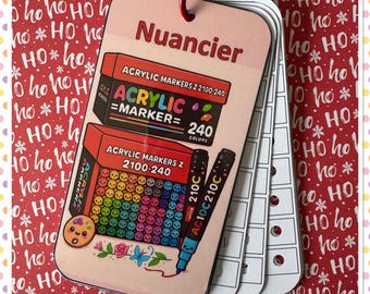 Carta de cores Guangna 240 - tabela de cores numerada