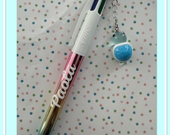 Penna Bic personalizzata a 4 colori con ciondolo a forma di tartaruga