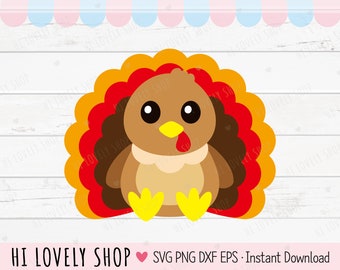 Download Cute Little Turkey Etsy