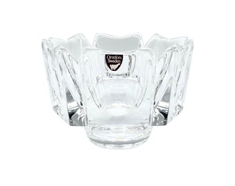 Orrefors Corona Crystal Bowl