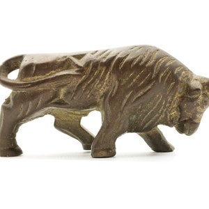 Miniature Brass Bull