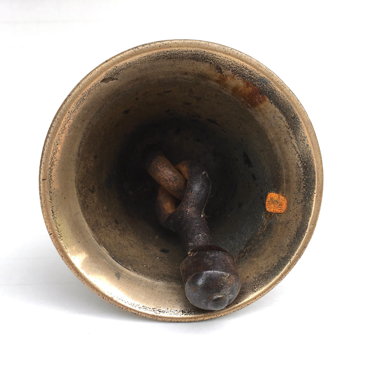 Antique Brass Bell Patented 1890 Etsy.de