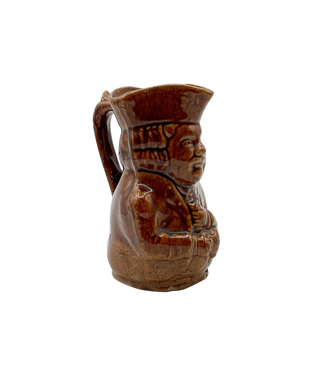 Bennington Rockingham Toby Pitcher - Etsy