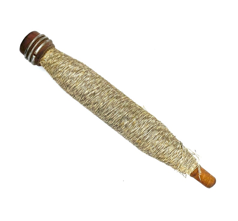 7 Antique Weaving Bobbins With Thread Etsy