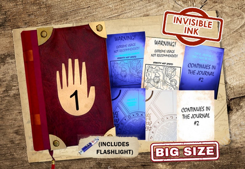 Gravity Falls Journal 1 Unofficial 20x27 Cm English | Etsy