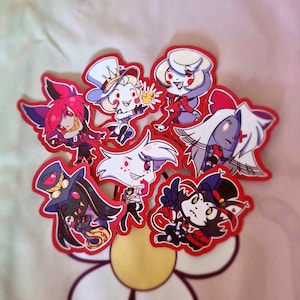 Hazbin hotel stickers