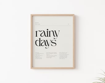 BTS V Rainy Days Lyrics, Meaning, and Song Credits