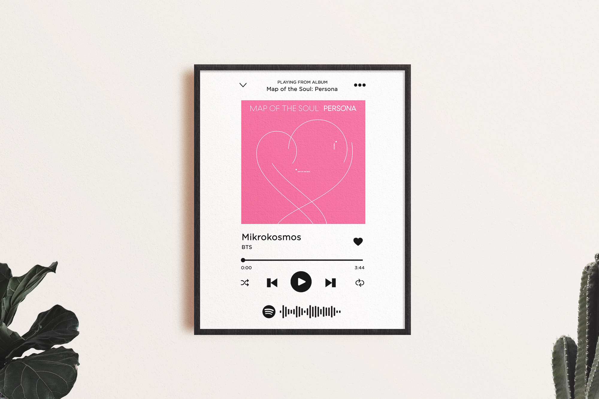 spotify code wall