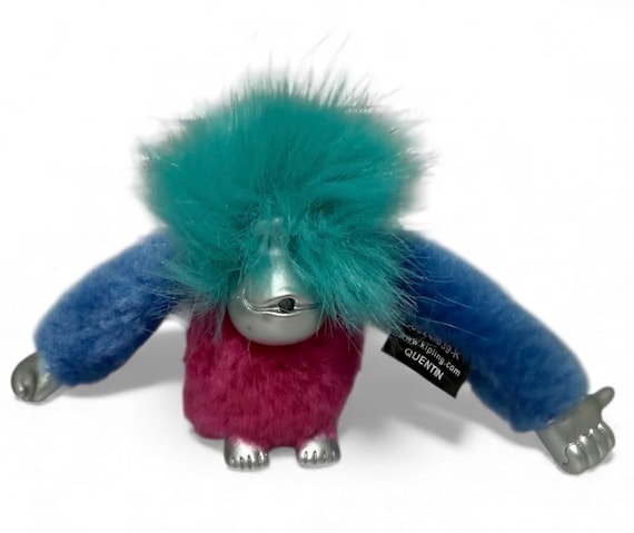 KIPLING Multicolor 4" Monkey Quentin Key Chain Ri… - image 1