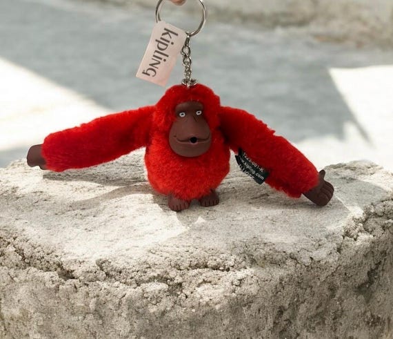 Kipling Large Gorilla Monkey Keychain - image 1