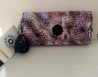 Kipling Rubi Large Printed Wristlet Wallet