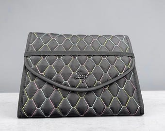 Lug Rockabilly Jewelry Storage Folio - Rainbow Black