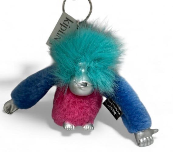 KIPLING Multicolor 4" Monkey Quentin Key Chain Ri… - image 2