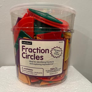 Recursos de aprendizaje Círculos de fracciones