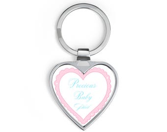 Llavero de corazón de Phil Lester Phan, de metal con forma de corazón rosa, regalo de San Valentín