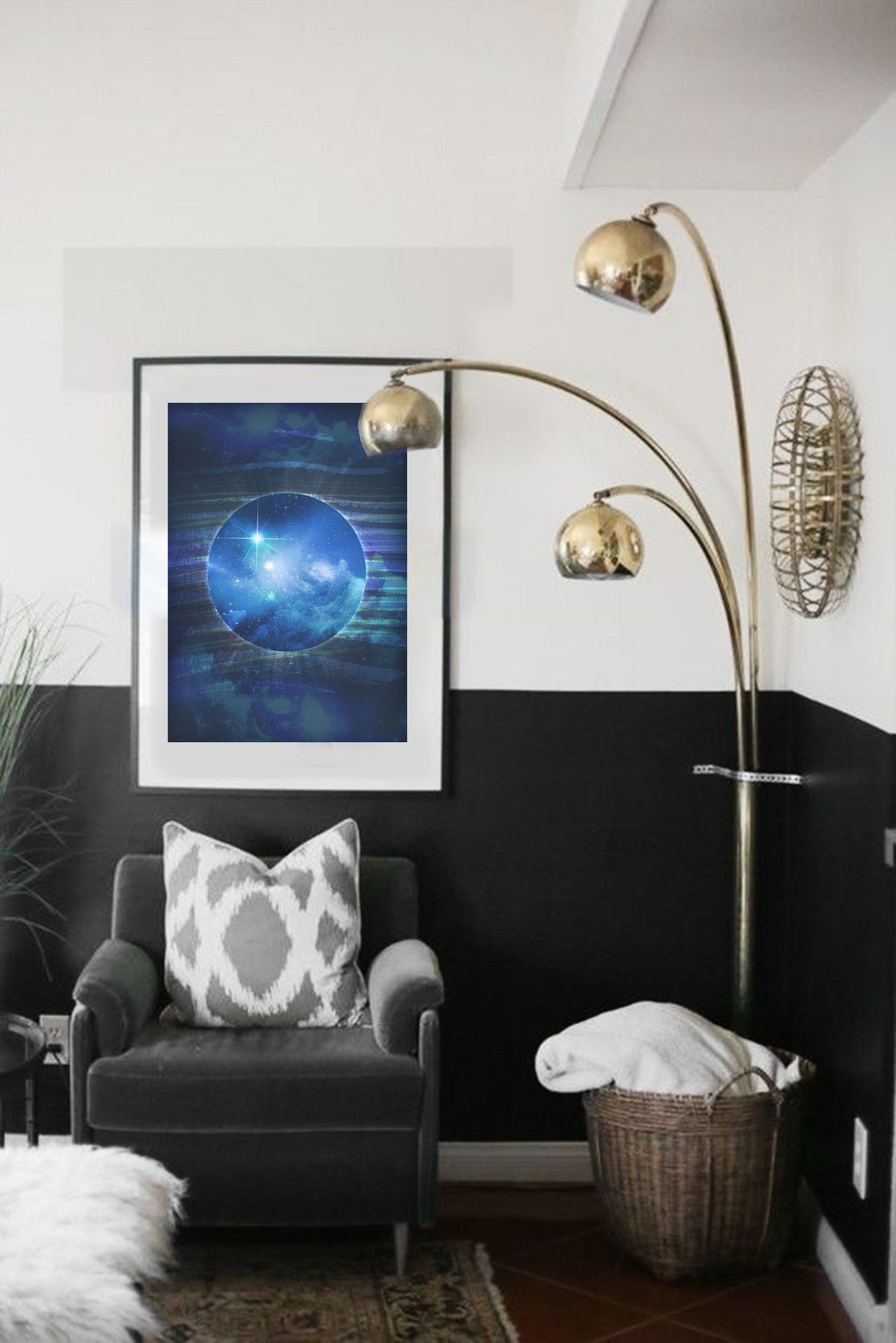 Moon Print, Phases of the Moon, Moon Wall Art, Moon Phases Poster ...
