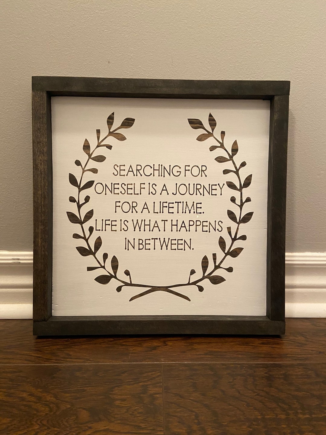 Life Lesson Sign Inspiration Quote Sign, Home Decor, Motivational Quote, Life is a ...