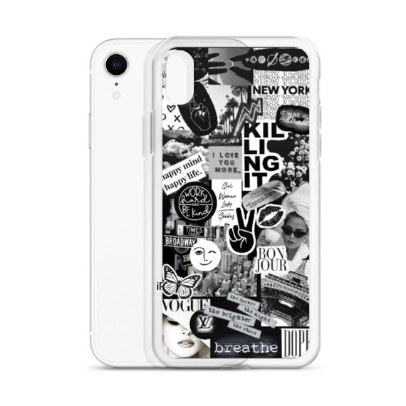 Black And White Collage Iphone Case For Iphone 12 12 Mini 12 Etsy Black And White Collage Iphone Case For Iphone 12 12 Mini 12 Etsy