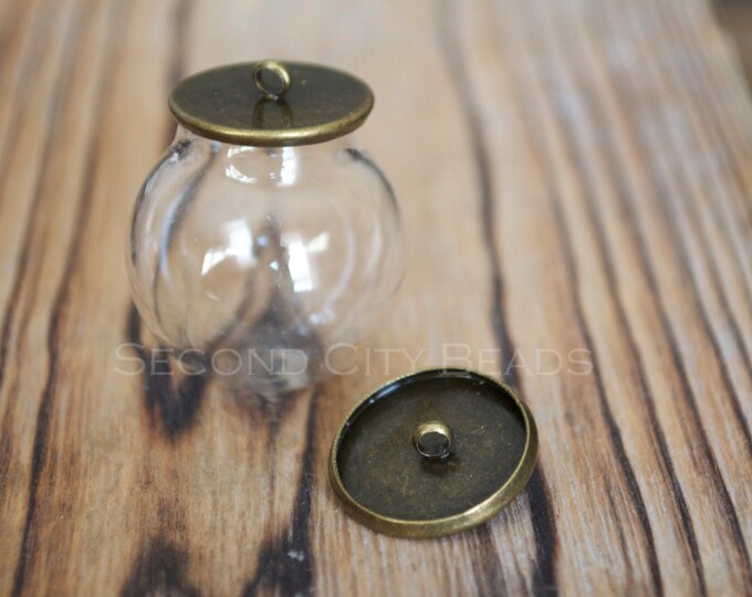 DIY Terrarium Necklace Wishing Bottle Globe Pendant Spell Etsy