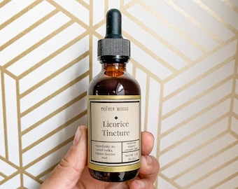 Licorice Tincture, Licorice Root, Licorice Root Tincture, Herbal Tincture