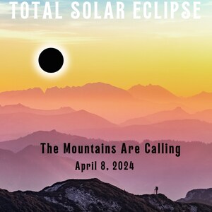 Eclipse 2024, Eclipse Poster, Total Solar Eclipse, Solar Eclipse 2024, Total Eclipse 2024 Solar Eclipse, April 8 2024, Eclipse Print