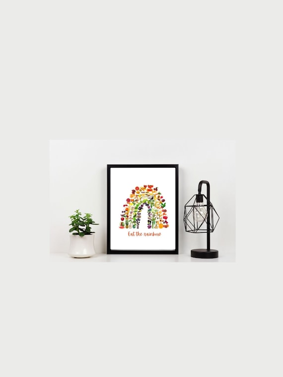 Rainbow Print Educational Print for Kids Rainbow Poster | Etsy
