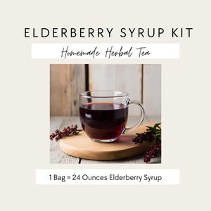 Elderberry Kit, Organic Elderberries, Herbal Medicine, Immunity Booster