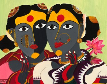 Canvas Print | Fine Art Print | Indian Artwork for sale | Home decor | Indian Visual Art | Art by Shreya Bhattacharya