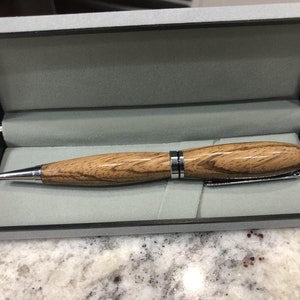 Handgemaakte Zebrawood Pen