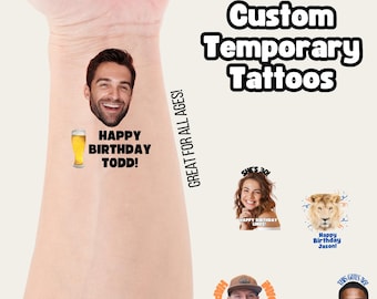 Custom Temporary Tattoos for all Occasions