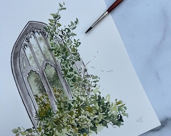 San Dunstan in Oriente / Acquerello