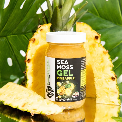 Pineapple Sea Moss Gel Flavored Sea Moss Gel. Wildcrafted Etsy