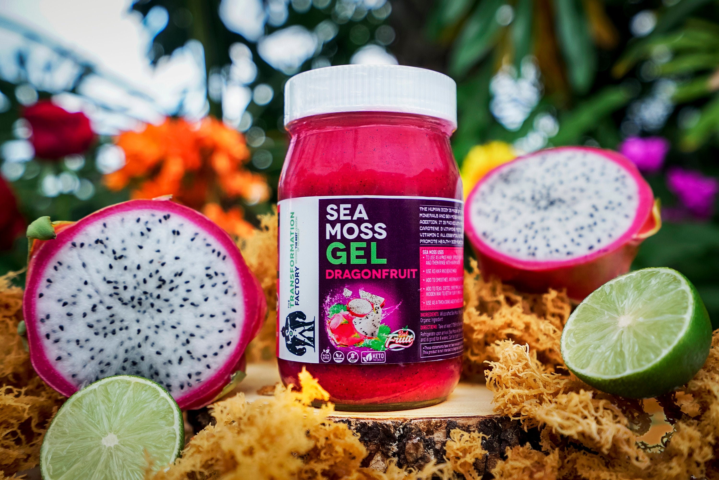 Dragon Fruit Sea Moss Gel Flavored Sea Moss Gel. Wildcrafted Etsy