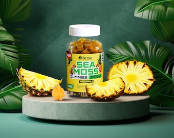 Pineapple Sea Moss Gummies - 3000Mg per serving