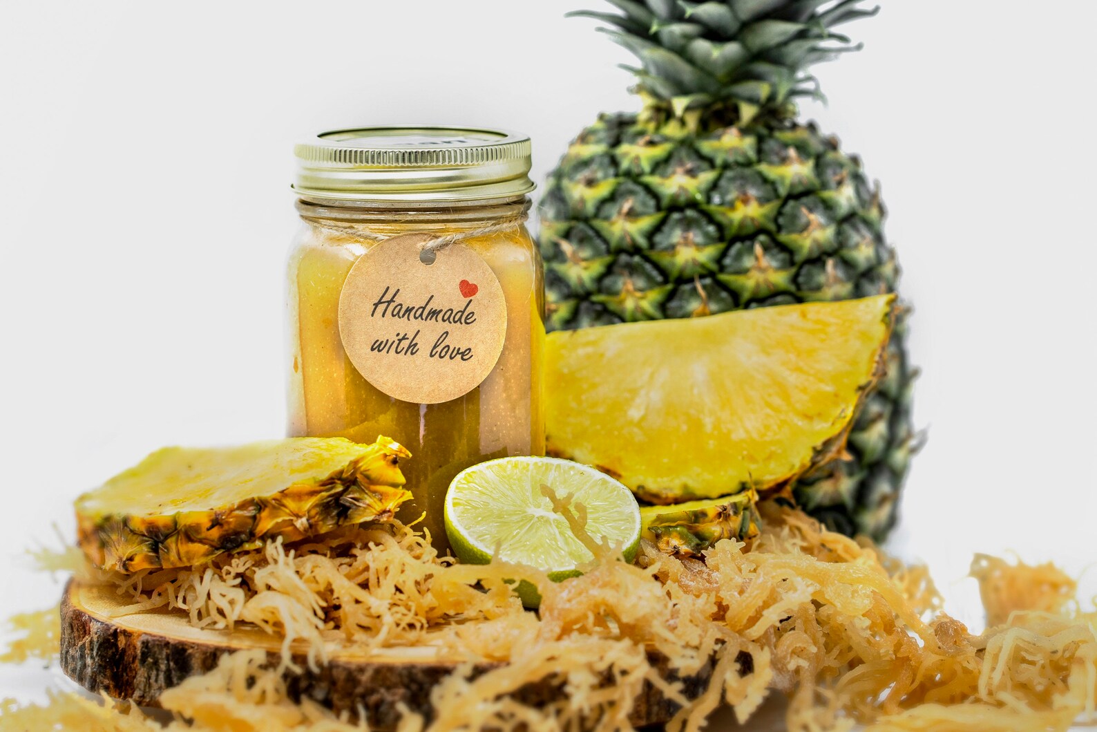 Sea Moss Gel Pineapple Flavored Sea Moss Gel. Wildcrafted Etsy