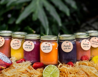 Flavored Sea Moss Gel, Sea moss gel, Mango, Elderberry, Goji Berry, Strawberry, Dragon Fruit, Strawberry Banana, Wildcrafted Sea Moss Gel