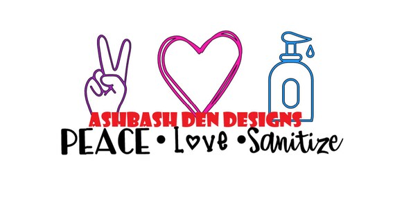 Free Free 235 Peace Love Sanitize Svg Free SVG PNG EPS DXF File