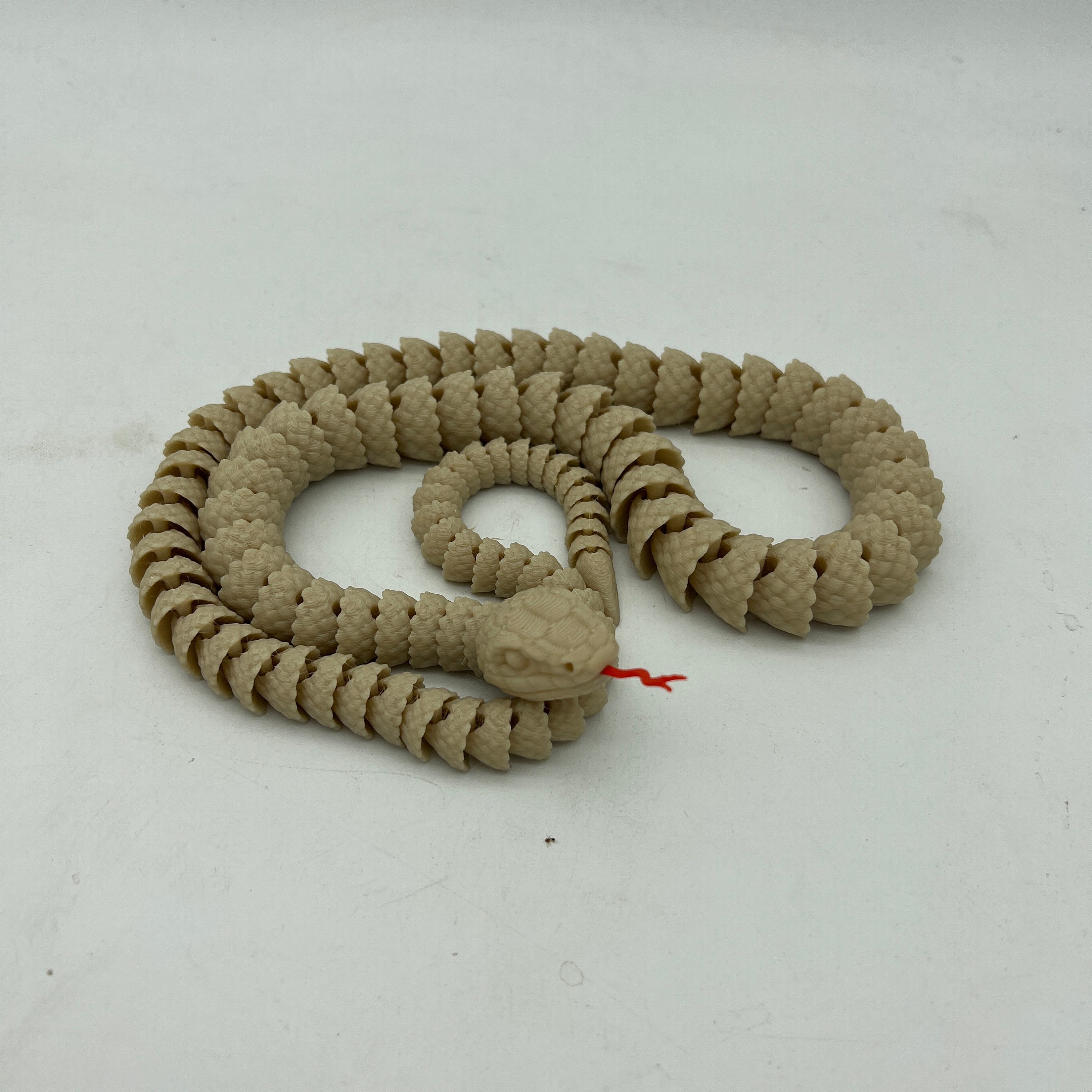 3D Printed Articulating Snake – The Creation Circus