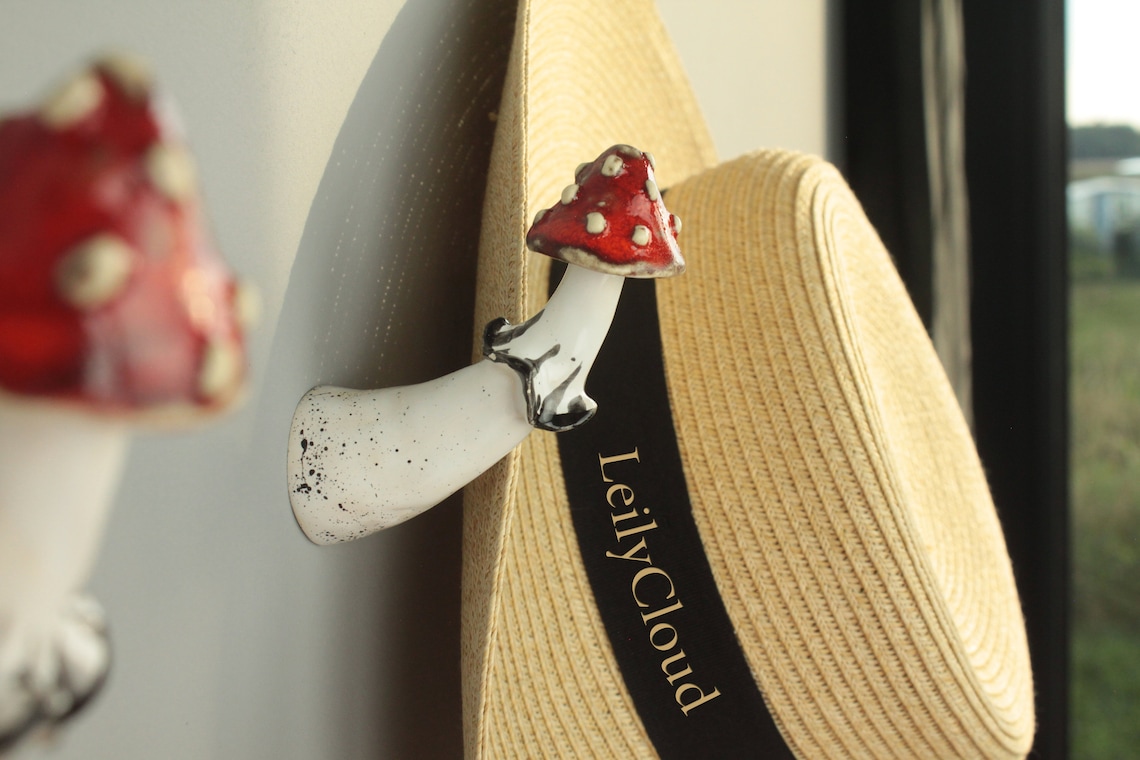 Mushroom Hook Mushroom Decor Coat Rack Towel Rack Coat Etsy