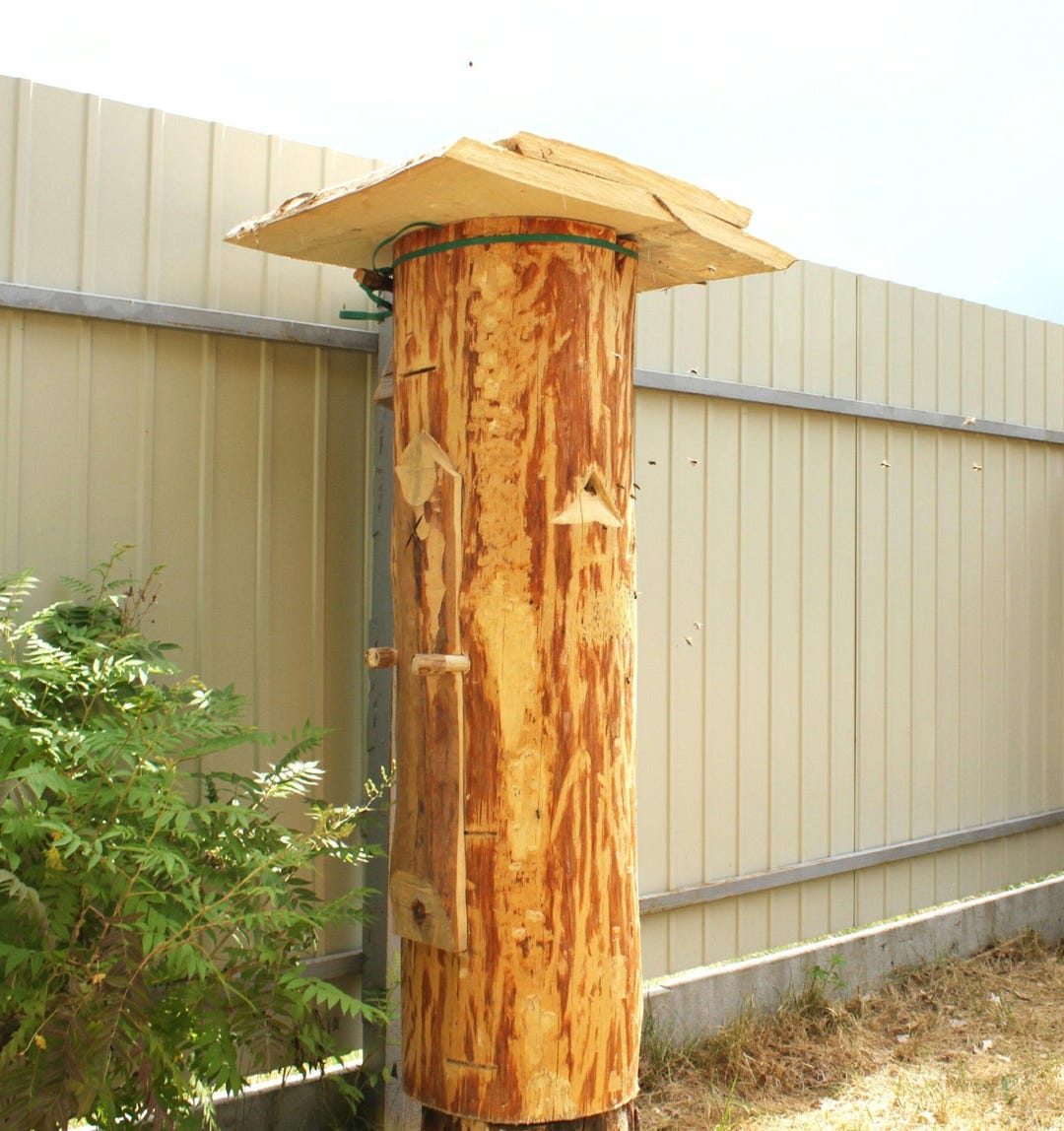 Log Beehive for Natural Beekeeping, Zeidlerei Klotzbeute