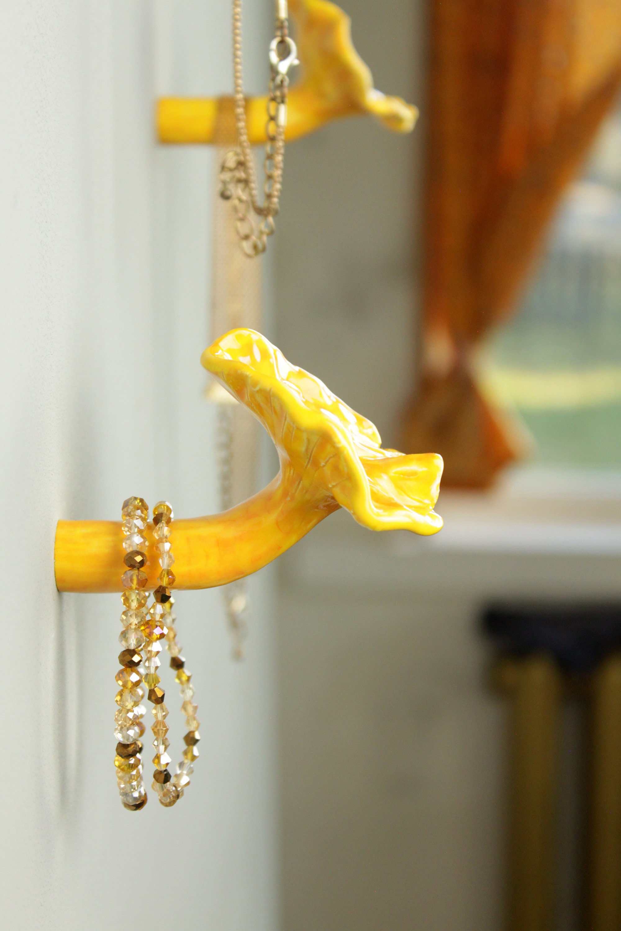 Porta Gioielli A Forma Di Fungo – Organizer Per Orecchini E Anelli – Simpatico Porta Gioielli Da Tavolo – ABS 9,3 Cm