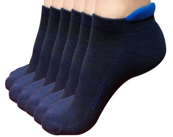 Mens Low Cut Ankle Performance Cotton Casual Running Cushion Athletic Socks Size 6-12
